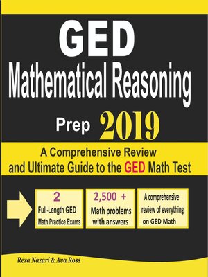 cover image of GED Mathematical Reasoning Prep 2019